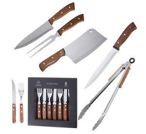 Set Parrilla 13 Piezas Acero Inoxidable Arthome PAR42