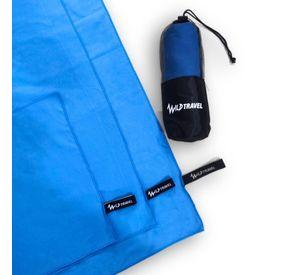 Pack 3 Toalla Microfibra Azul Wild Travel Secado Rápido