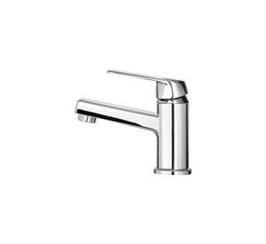 Llave Monomando Lavatorio Acabado Cromado Módena Plateado