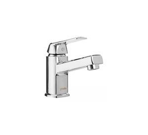 Llave Monomando Lavatorio Acabado Cromado Módena Plateado