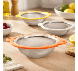 Colador De Acero Inoxidable Malla Fina 18cm