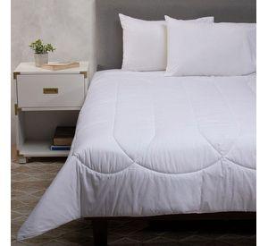Plumon Blanco 2 Pl + Pack Almohadas Blanca Arthome