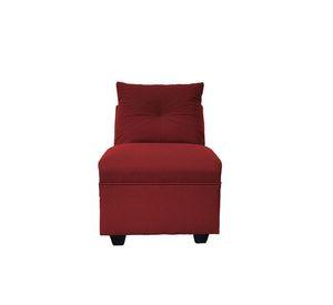 Butaca Mateo Chenille Rojo Pata Plastica 1C