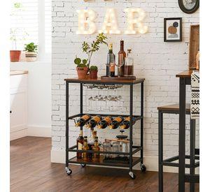 Bar Movil Estilo Industrial