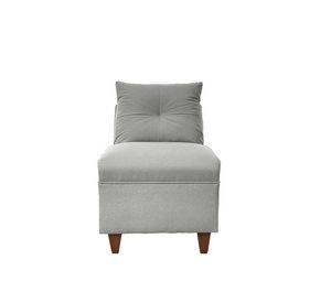 Butaca Mateo Chenille Gris Pata Madera 1C