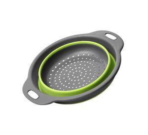 Colador De Silicona Escurridor Redondo Multiuso Plegable