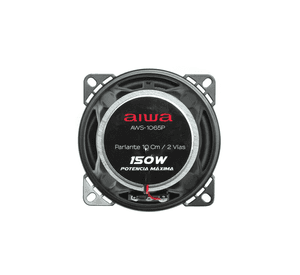 Parlantes Para Auto 10cm 2 Vías 150 Watts Aiwa Aws-1065p