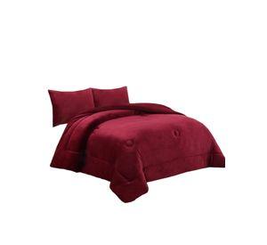 Plumon Con Chiporro plush 1.5 Plazas + 1 Fundas De Almohadas