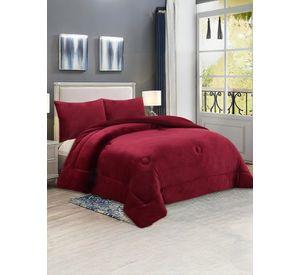 Plumon Con Chiporro plush 1.5 Plazas + 1 Fundas De Almohadas