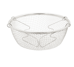 Canasto Freidor Acero Inoxidable Malla Redonda 20cm