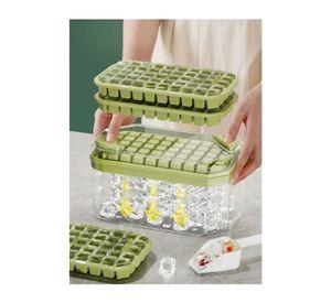 Cubitera Molde Hielo Con Contenedor Caja Y Pala Silicona