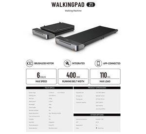 Trotadora KingSmith Walkingpad Caminadora Z1 Color Negro