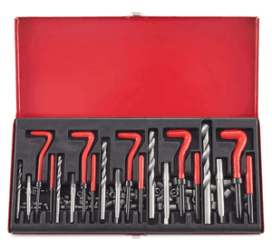 Kit Para Reparación De Roscas, 131 Piezas X L Negro
