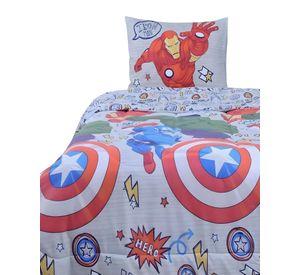CUBRECAMA ACOLCHADO INFANTIL CON DISEÑO REVERSIBLE P7