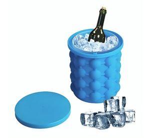 Hielera Contenedor de Hielo Enfría Vaso Botella Portátil de Silicona