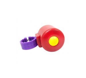 Sirena Electronica Roja Estilo C 80db para Bicicleta