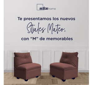 Par Butacas Mateo Chenille Cafe Pata Plastica 1C