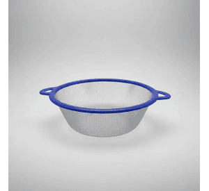 Colador Escurridor De Cocina Malla Metalica 23 Cm Con Asas
