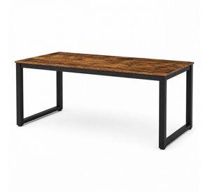Escritorio Orion Reforzado Rústico 140 cm para Home Office, Oficina o Estudio