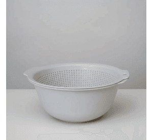Set Colador Cesto Plastico Multiuso 23 5cmx10 6cm