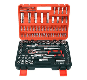 Kit De Herramientas 108 Piezas En Caja Transportado Naranja