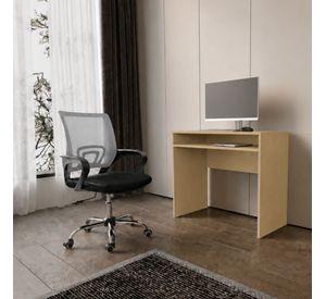 Combo Oficina 1 Escritorio Cartagena + Silla New York Negra y Gris