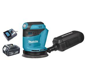 Lijadora Rotorbital Inalámbrica 5 Makita DBO180 (5 Ah)