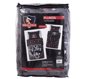 Plumón Reversible Colo Colo Single ( Apto 1 Pl Y 1.5 Pl) eterno