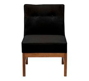 Sitial Colonia  Tela Velvet Negro