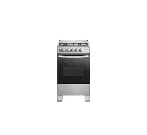 Cocina a Gas 4 Quemadores 20inch Negro Midea