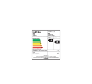 Cocina a Gas 4 Quemadores 20inch Negro Midea