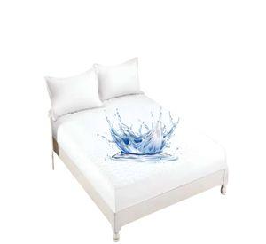 CUBRECOLCHON IMPERMEABLE KING COLOR BLANCO