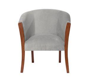 Sitial Dortmund  Tela Velvet Gris