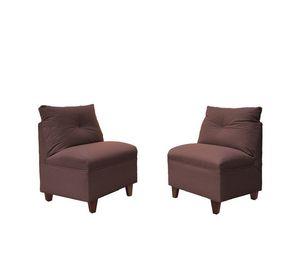 Par Butacas Mateo Chenille Cafe Pata Madera 1C