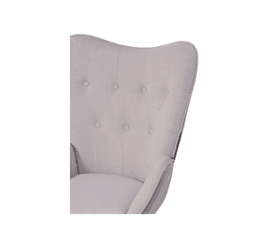 Sitial Aura gris claro M+Design - 106 x 68 x 73 cm