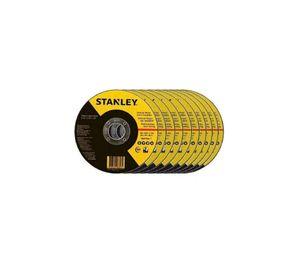 Pack de 25 Discos de Corte 4 1/2 X 1.0mm Stanley Amarillo
