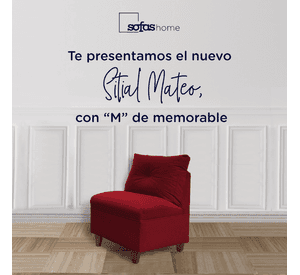 Butaca Mateo Chenille Rojo Pata Madera 1C