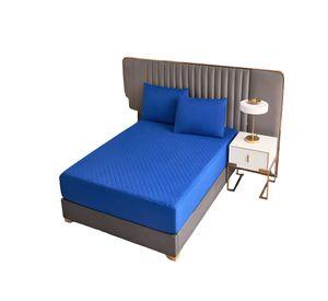 CUBRECOLCHON IMPERMEABLE KING COLOR AZUL