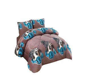 COBERTOR CUBRECAMA PLUMÓN PLUSH CHIPORRO INVIERNO 2.0 PLAZAS