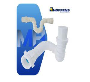 Sifón Flexible Universal Extensible 40mm 1 1/4 1 1/2 Hoffens