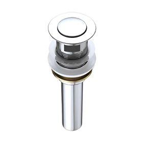 Desague Click Clack Popup 1 1/4 Lavatorio Acero Con Rebalse