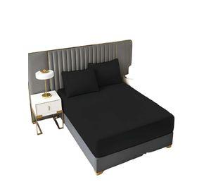 CUBRECOLCHON IMPERMEABLE SUPER KING COLOR NEGRO