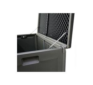Bodega Baúl Multiuso Exterior Jardín 270 LT Negro 109x51x55 CM