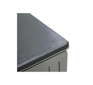 Bodega Baúl Multiuso Exterior Jardín 270 LT Negro 109x51x55 CM