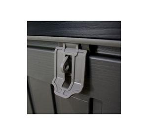 Bodega Baúl Multiuso Exterior Jardín 270 LT Negro 109x51x55 CM