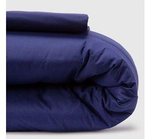 COMBO 11 PLUMON BICOLOR AZUL CELESTE 1.5 PLAZAS