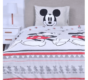 Plumón Infantil Reversible Disney Marvel Apto 1 Pl Y 1.5 Pl Color Mickey