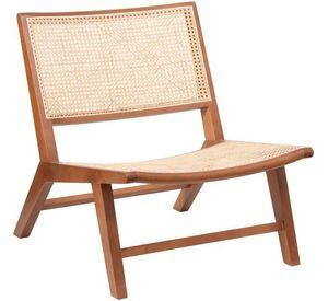 Sitial Futra de madera de Haya y Ratán.