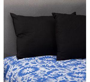 Plumon Mexico Azul 2 Pl + Pack Almohadas Negra Arthome