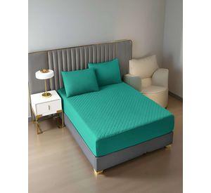 CUBRECOLCHON IMPERMEABLE KING COLOR TURQUESA